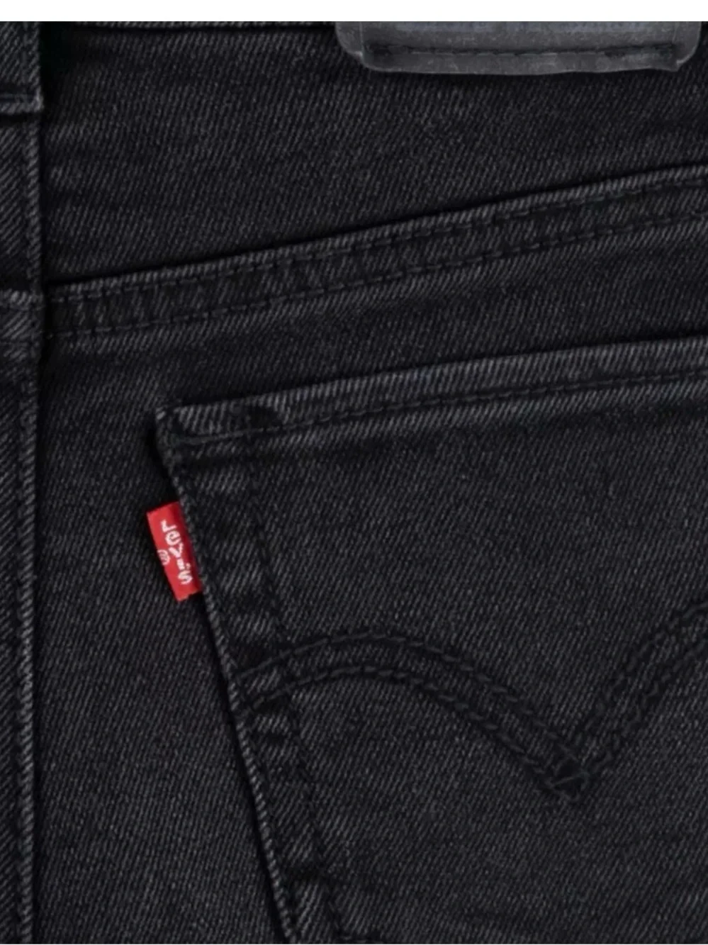 Levi's Black Ombre Floral Flare Jeans for Kids